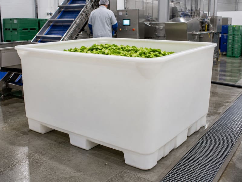 Fabricant bac plastique agroalimentaire